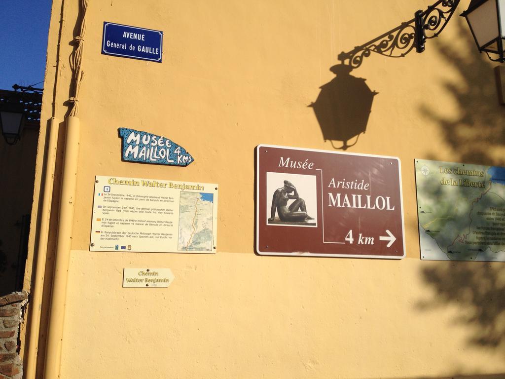 Villa Bougainvilliers بانيول سور مير الغرفة الصورة